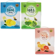 상큼한맛과 향 물에타먹는 분말 레몬 청포도 자몽에이드 타이거마마 15gx40스틱, 청포도에이드, 15gX40포