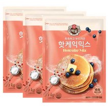 백설 핫케익가루 1KG 3개/찹쌀호떡믹스 400G/브라우니믹스 320G 외 믹스류 모음 4738176742, 백설 핫케익가루 1kg 3개