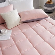 더플럼 고밀도 토퍼 일체형 매트리스 커버 진드기방지