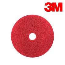 3M 플로어패드 5매입 적색 17인치 박리 패드 바닥세정 버핑 스크레치제거 광택 왁스코팅 오염물제거 건식바닥