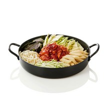 업소용 경질 캠핑 볶음 철판 전판 닭갈비팬-깊은형, 26cm, 1개