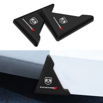 수입차 부품 튜닝 렉서스 호환 장치 2pcs 실리콘 도어 코너 커버 닷지 여행 듀랑고 니트로 램 1500 구경 충전기 등을위한 스크래치 방지 충돌 보호 209, 피하다