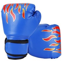복싱 글러브 장비 MMA 주짓수 권투 이종격투기 장갑 가죽 킥 보호 장갑 펀칭 훈련 산다 스포츠 용품 장갑, 푸른