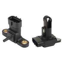 1Pcs 흡기 절대 압력 센서 및 MAF 질량 유량계, 01 Black