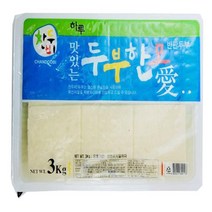 하루두부한모(반판두부) 3KG/통일식품, 1개