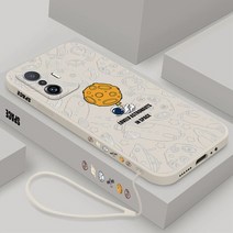 우주 비행사 실리콘 전화 케이스 샤오미 미 11 라이트 5G NE 후면 커버 12s 울트라 12x12s 10 프로 끈이 있, 10 For Xiaomi 12X, 05 B-YK000305
