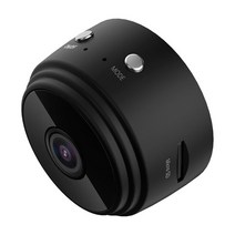 홈캠 펫캠 홈cctv 베이비캠 방수 보안 홈 A9 카메라 폰 원격 모니터 1080P 와이파이 스마트 무선 실내 야, 02 BK