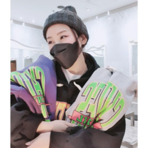 나인테일 여성 겨울 박시한 오버핏 CHIEFS 나염 따뜻한 기모 후드티셔츠 3컬러 블랙 퍼플 그레이