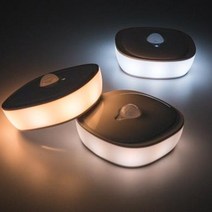일신전기조명 컴스 무선 LED 센서등 원형 센서 전구색 3000K EK566 AAAx3개