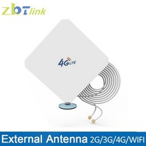 실외안테나 패치 TV 지상파 감쇠기 하이 게인 3G 4G LTE 야외 35dBi 지향성 와이드 밴드 미모 와이파이 안, 03 SMA