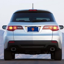 ZIAJKA 브레이브스 번호판 번호판 크롬 나사 캡 및 구멍 4개가 있는 알루미.. 정품보장, B-DDH