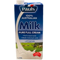 호주 멸균우유 폴스 퓨어밀크 1L 7개 수입 멸균 우유