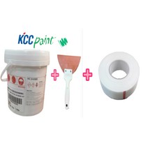 KCC초속경 고강도 균열및 크랙 보수 몰탈재(5KG 18KG)+작업도구(옥상및 외벽보수재), 초속경 몰탈18KG+D헤라
