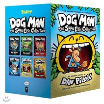 [spydercomanbug] Dog Man. 1-6 Boxed Set:The Supa Epic Collection: From the Creator of Captain Underpants, Scholastic