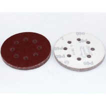 5인치 8홀 원형사포 10장 묶음 선택/스폰지 페파 블록, ★8홀 원형 사포 10장 #320