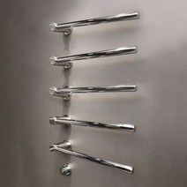 수건건조기 화장실 난방 수건 34 스테인레스 스틸 전기 수건 랙 C 일정 온도 가열 건조 수건 바 22V 1111cm, Bright Silver5poles+220V, Bright Silver5poles