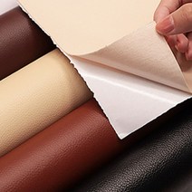 가죽 리폼 스티커 시트지 보수 패치 인테리어 레더 테이프, 블랙 68x100cm