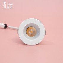 LED 가구 매입등 1.5인치 5W COB 플리커프리 루미온, 주백색 5W, 1개