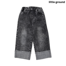 [리틀그라운드12]73A11-410-04 (DG) 데님인더박스-와이드데님팬츠