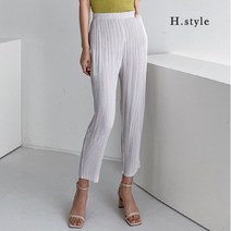 H스타일 (PT)블루밍9부맞주름승마바지