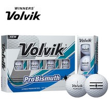볼빅 골프공 프로 비스무스 3피스 화이트 PRO BISMUTH 1더즌 12구, 볼빅 PRO BISMUTH, 화이트 (1더즌 12구)