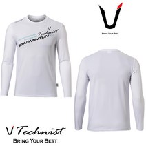 테크니스트 스포츠 배드민턴 긴팔 티셔츠 화이트 22TT-82A39WH 라켓소년단 요넥스 이용대 JK슈즈 김사랑