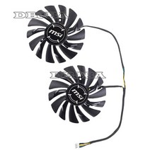 PLD09210S12HH DC12V 0.40A 그래픽 카드 냉각 팬 MSI GTX 1070Ti ARMOR 8G 용, 한개옵션0