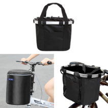 자전거바구니 자전거장바구니 접이식 캐리어 짐받이 탈부착 빅사이즈, A.자전거바구니(기본형), 대형