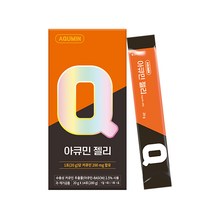 아큐민 수용성 커큐민 젤리 2주분 맛있는 젤리타입 강황 가루 분말 물에녹는 커큐민 프리미엄등급 커큐민 함유, 1박스, 20g x 14포