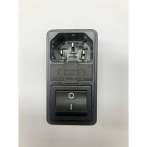 [소켓+휴즈홀더+스위치] 0717-2S-PQ 스냅인타입 1.0MM 1.5MM /더블휴즈 4P 2단 스위치 Inalways, 판넬두께 1.5MM  5개