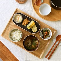 가연 도자기 1인 혼밥 그릇세트 한식 홈 세트, E-5. 한식 L-전체 옥색색상