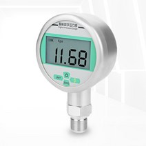 디지털 압력 게이지 LCD 디스플레이 배터리 구동 공기압 측정기 Psi Bar Kpa 수압 0-60Mpa 80mm, 10 0-6Mpa_07 NPT1-2 Radial