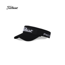 타이틀리스트 투어 퍼포먼스 바이저 HJ1VUP 골프 모자 썬캡 9가지 색상 라운딩 프로, 1.블랙 화이트