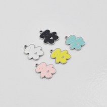 1-1-048 써지컬 펜던트 에폭 곰돌이 12x14.5mm, 화이트