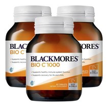 뉴질랜드 블랙모어스 Blackmores Bio C 1000 비타민C 1000 62정, 3팩