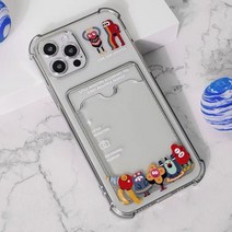 iPhone case 아이폰 게이스 풀커버 리터 몬스터 카드/사진 케이스