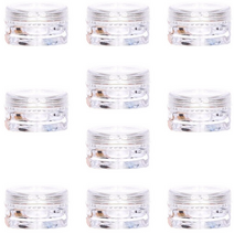 화장품 소분 용기 크림 여행용 공병, 10개, 투명 5g