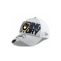 New Era 밀워키 브루어스 오리지널 2018 야구 포스트 시즌 모자 뉴에라 스냅백