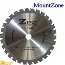 [ZEST] 초경톱날 판넬용( 7인치 30날 두께 2.0mm)