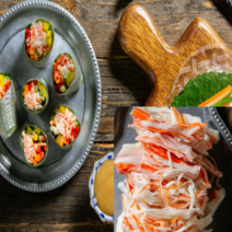 프리미엄 크래비 게맛살 순살 소금 삼치구이 통살 오징어 스틱 야채핫바 새우볼 오징어링, 스위트 칠리 슈림프 240g