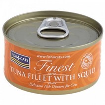 [피쉬포캣] 참치&오징어 70g 눈물 피부 알러지 반려묘 습식