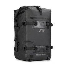 라이노워크 바이크 리어백 사이드백 15L 오토바이 가방 MT2215GR, 블랙 30L