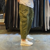 어썸블랑 남자 와이드팬츠 스트링 카고 벌룬팬츠 통큰 배기 허벅돼바지