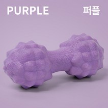 터치온리 지압식 TPE 마사지볼 근육 스트레칭 땅콩볼 안마, 땅콩형, 퍼플