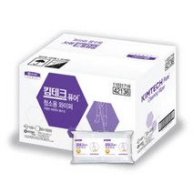 유한킴벌리 킴테크퓨어 청소용와이퍼/크린룸 와이퍼 100매1팩, 1개