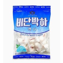 크라운 비단박하캔디, 140g, 9개