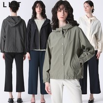 리스트 백 래글런 후드 점퍼
