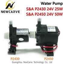 냉각기 칠러 산업용 Samp A 브러시리스 DC 펌프 P2430 24V 25W 50W 8.5lmin 13psi 용 냉각기 CW3000 newcar, 01 P2430 25W
