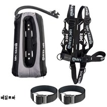 bcd 마레스 스쿠버다이빙 MARES XR 싱글 백플레이트 35파운드, 옵션1