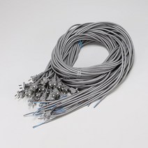 원형무접지 파워코드 전원케이블 전원선 0.75SQ 2P 1.0SQ 2P 1.5SQ 2P, 1.0SQ×2C, 3M
